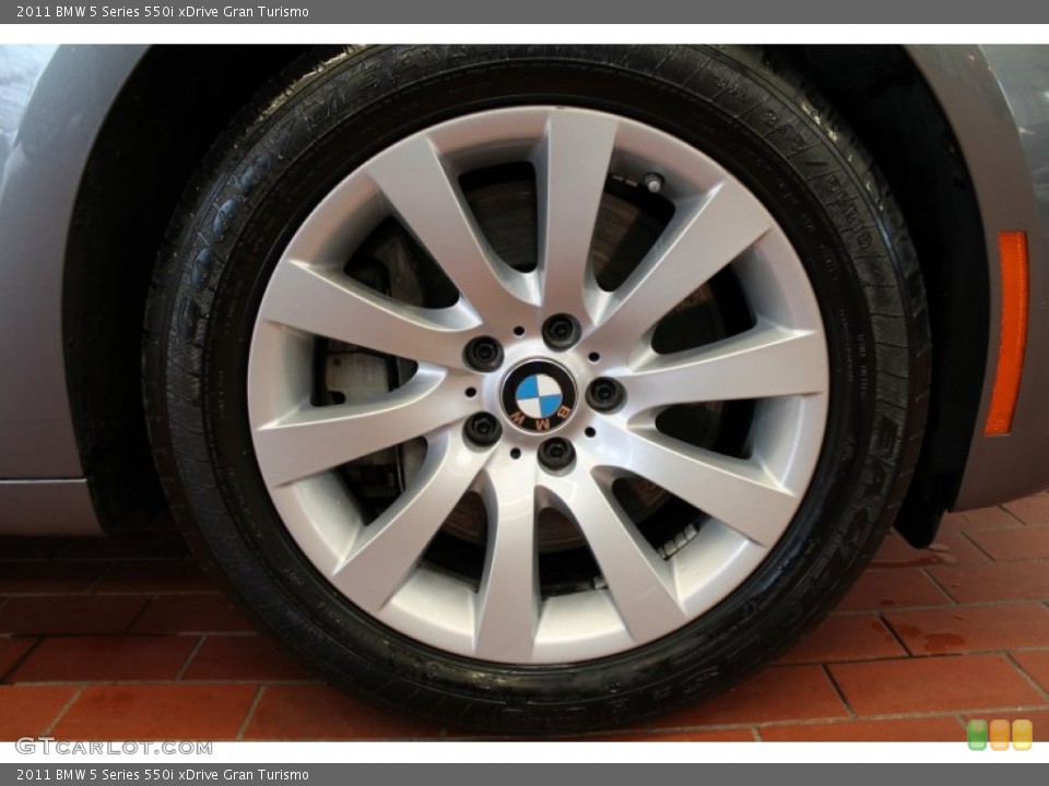 2011 BMW 5 Series 550i xDrive Gran Turismo Wheel and Tire Photo #75906770