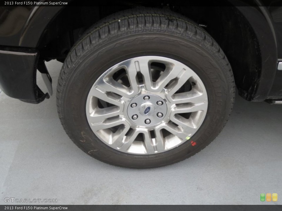 2013 Ford F150 Platinum SuperCrew Wheel and Tire Photo #75910459