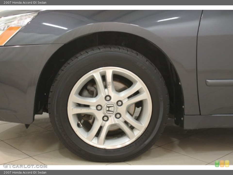 2007 Honda Accord EX Sedan Wheel and Tire Photo #75910585