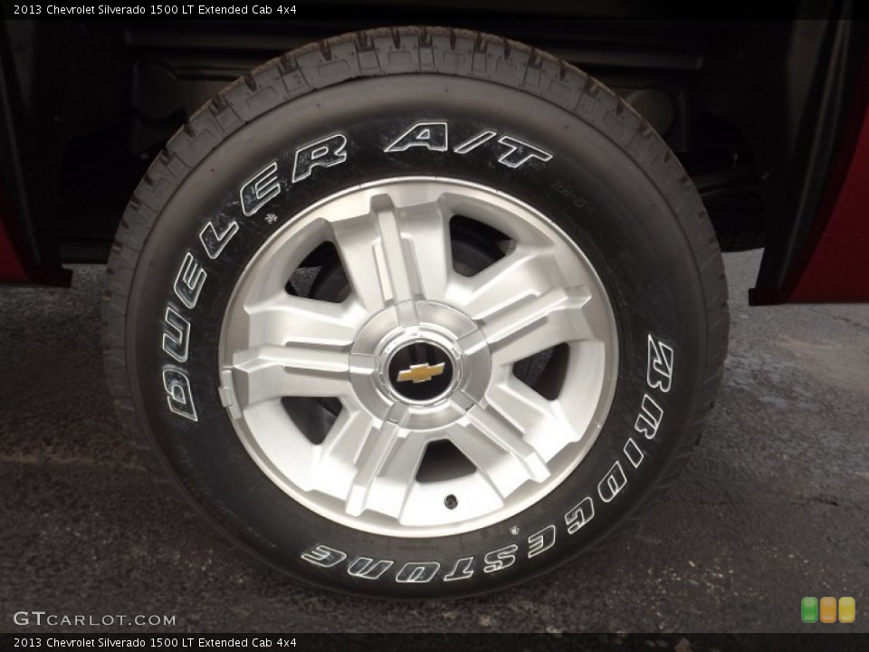 2013 Chevrolet Silverado 1500 LT Extended Cab 4x4 Wheel and Tire Photo #75915416