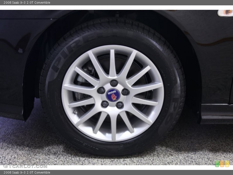 2008 Saab 9-3 2.0T Convertible Wheel and Tire Photo #75926143