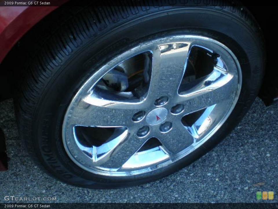 2009 Pontiac G6 GT Sedan Wheel and Tire Photo #75928917