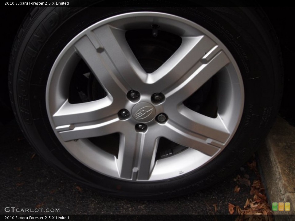 2010 Subaru Forester 2.5 X Limited Wheel and Tire Photo #75932116