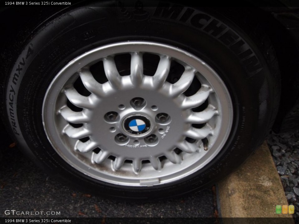 1994 BMW 3 Series 325i Convertible Wheel and Tire Photo #75934113