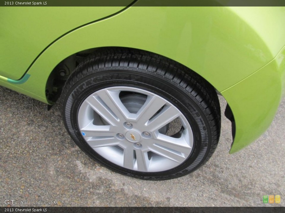 2013 Chevrolet Spark LS Wheel and Tire Photo #75938009