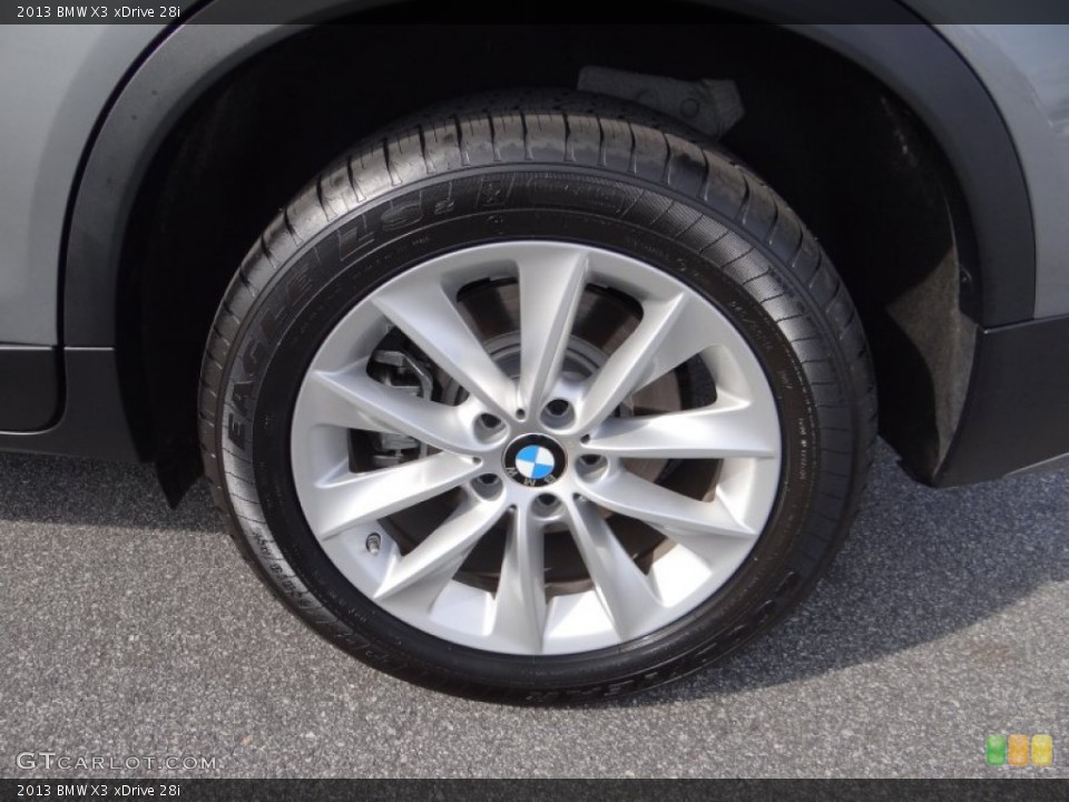 2013 BMW X3 xDrive 28i Wheel and Tire Photo #75939060