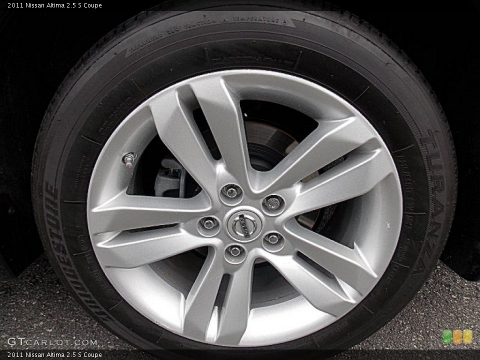 2011 Nissan Altima 2.5 S Coupe Wheel and Tire Photo #75942226