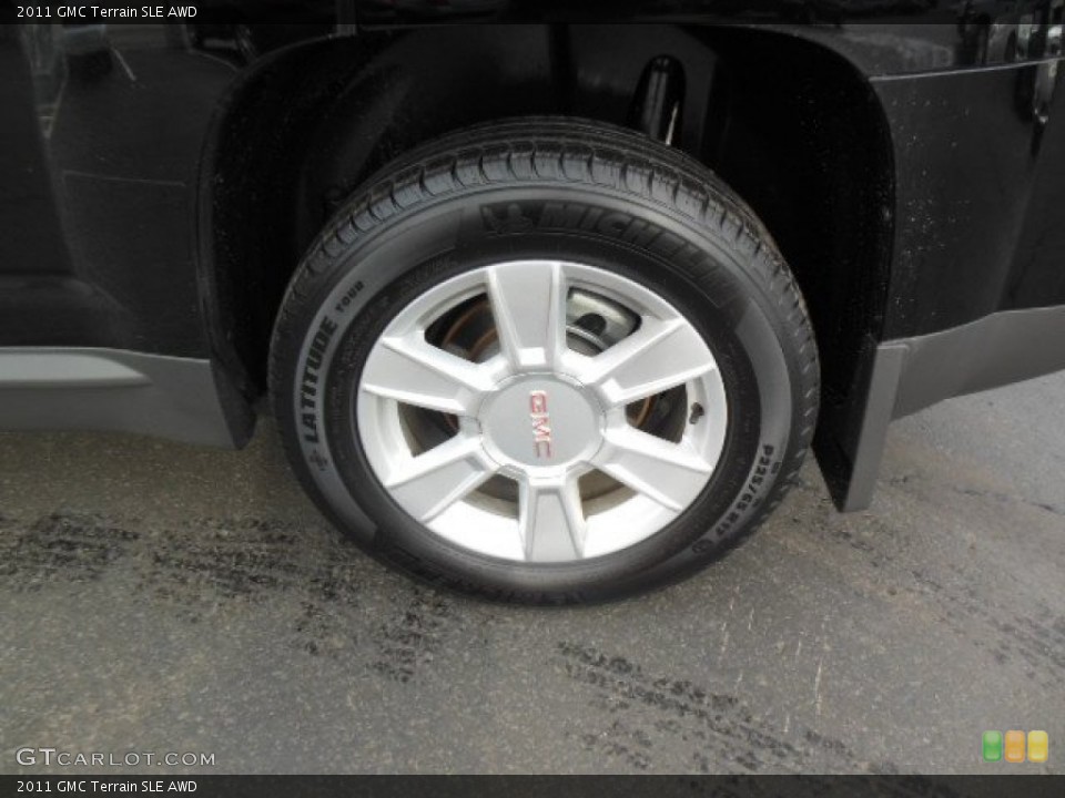 2011 GMC Terrain SLE AWD Wheel and Tire Photo #75942526