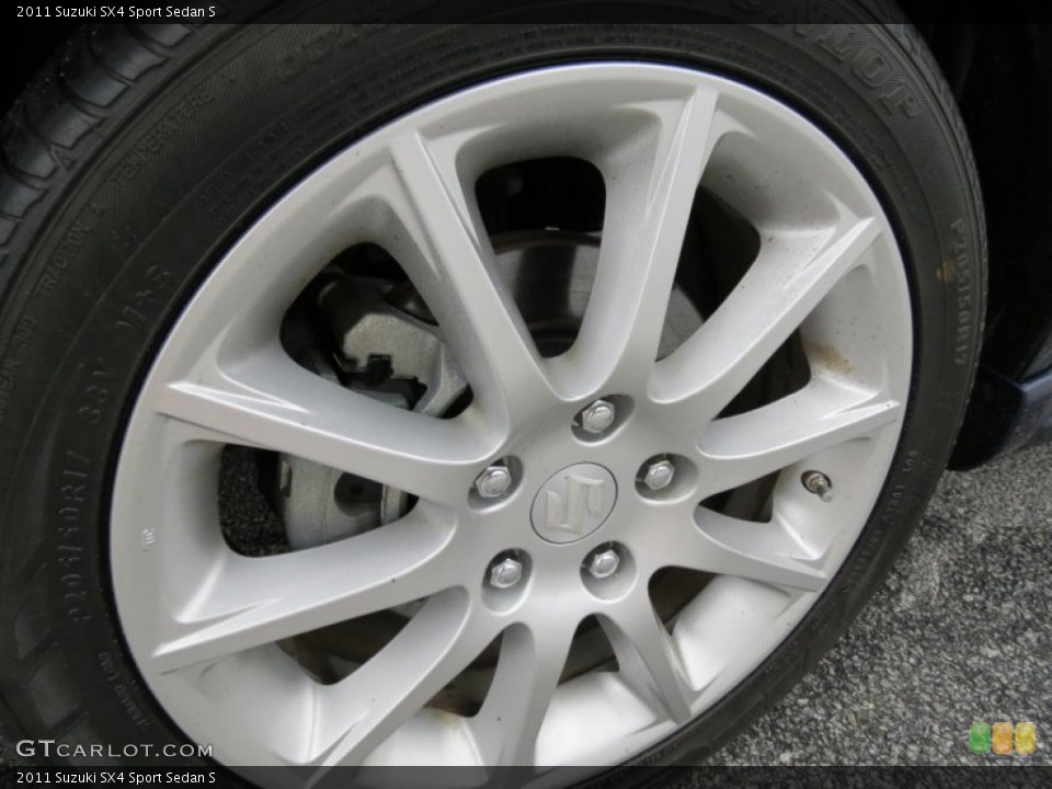 2011 Suzuki SX4 Sport Sedan S Wheel and Tire Photo #75944665