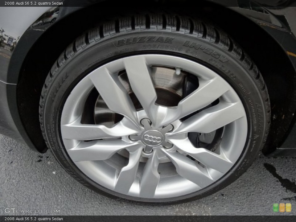 2008 Audi S6 5.2 quattro Sedan Wheel and Tire Photo #75945000