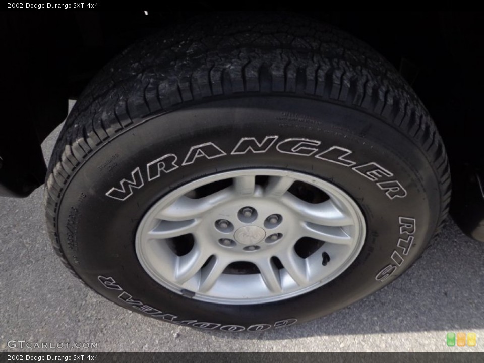 2002 Dodge Durango SXT 4x4 Wheel and Tire Photo #75950284