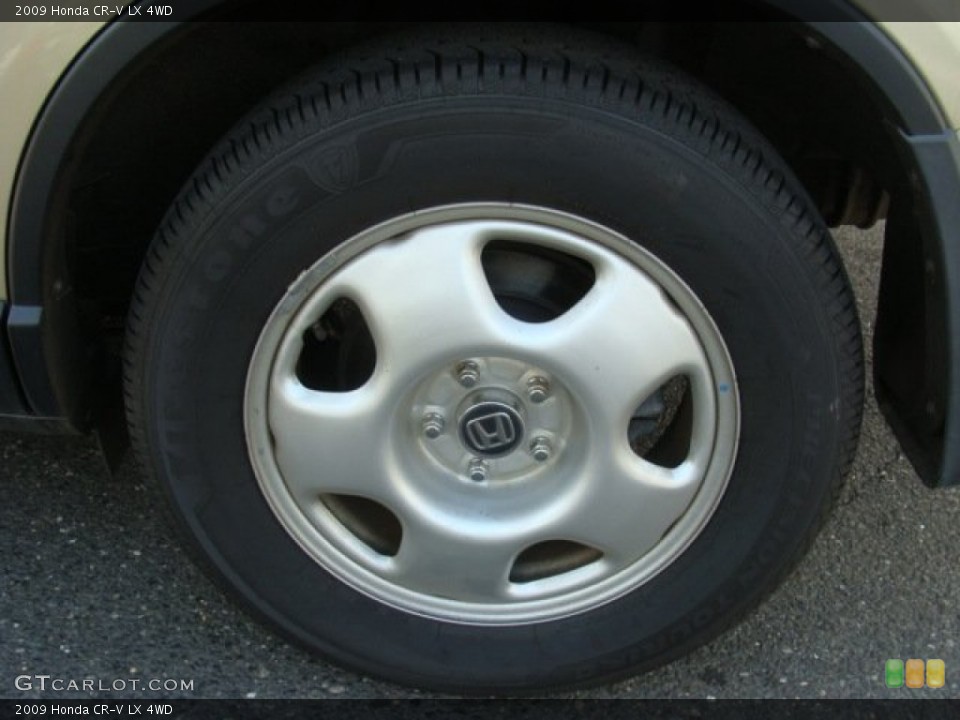 2009 Honda CR-V LX 4WD Wheel and Tire Photo #75951734