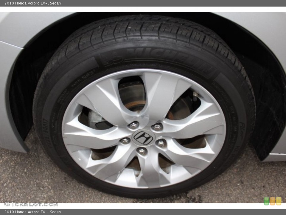 2010 Honda Accord EX-L Sedan Wheel and Tire Photo #75952973