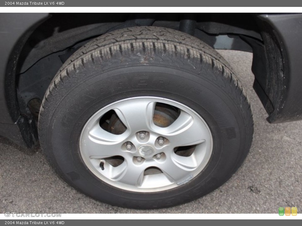 2004 Mazda Tribute LX V6 4WD Wheel and Tire Photo #75953409