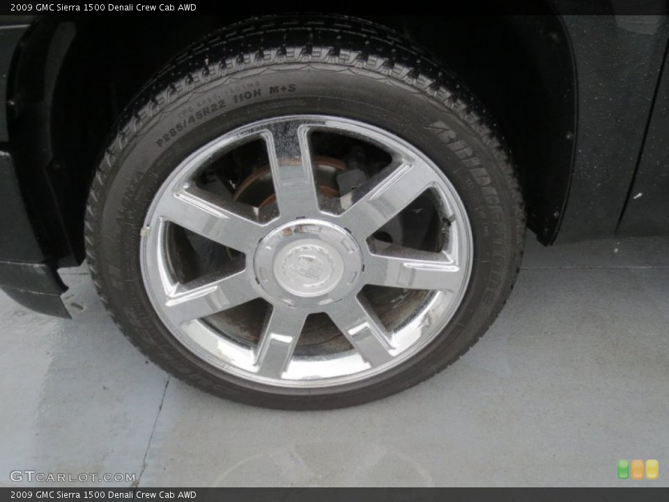 2009 GMC Sierra 1500 Denali Crew Cab AWD Wheel and Tire Photo #75964744