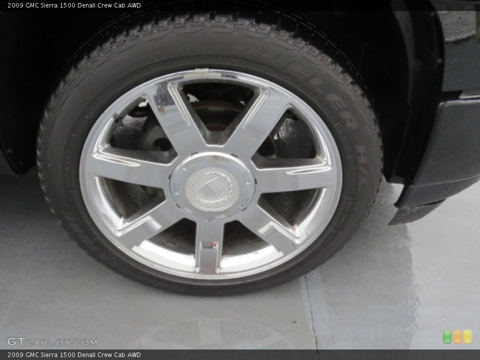 2009 GMC Sierra 1500 Denali Crew Cab AWD Wheel and Tire Photo #75964775