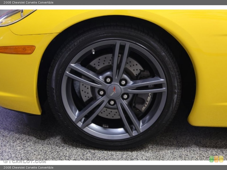 2008 Chevrolet Corvette Convertible Wheel and Tire Photo #75970378