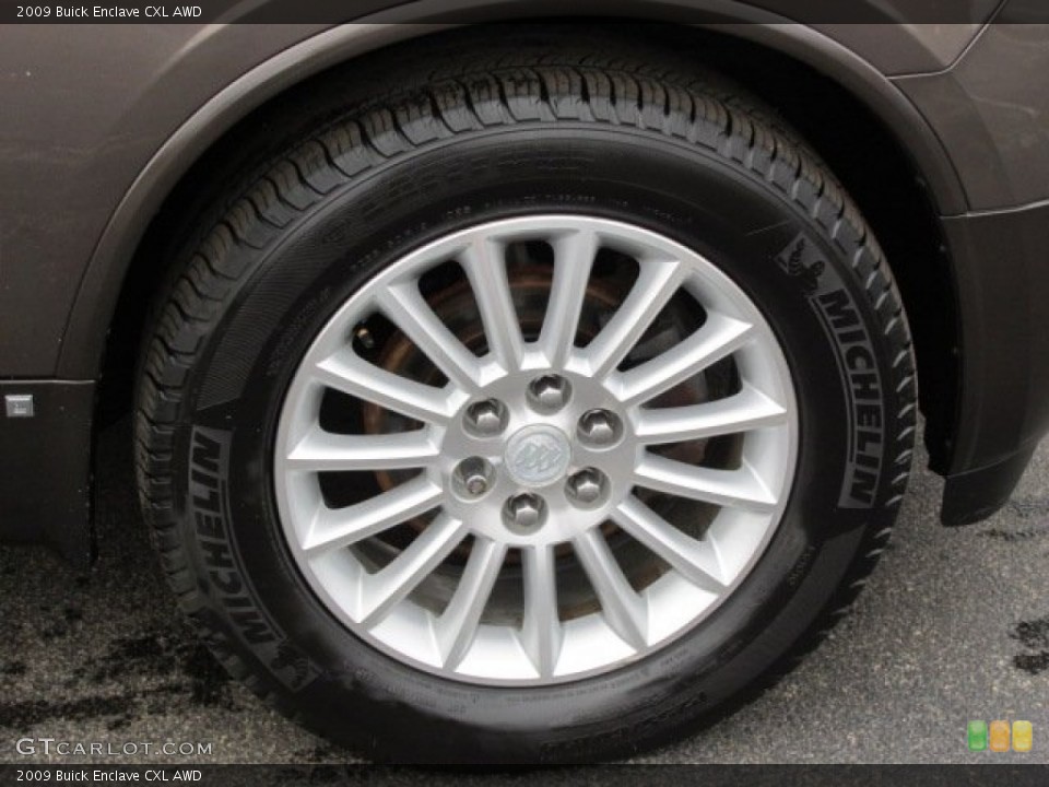 2009 Buick Enclave CXL AWD Wheel and Tire Photo #75970857