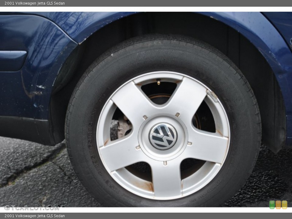 2001 Volkswagen Jetta GLS Sedan Wheel and Tire Photo #75973933