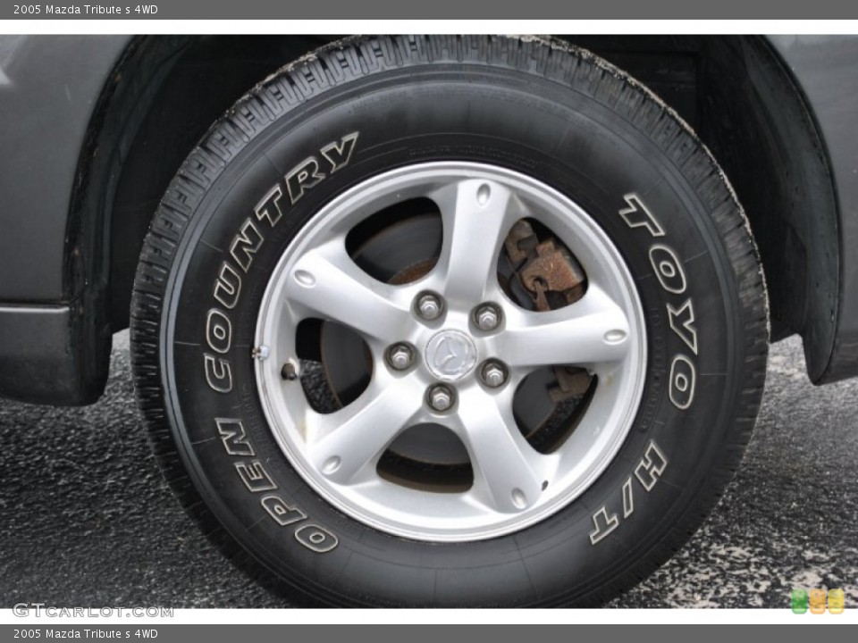 2005 Mazda Tribute s 4WD Wheel and Tire Photo #75974056
