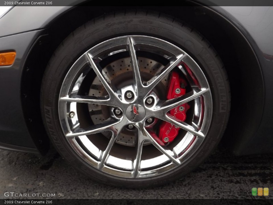 2009 Chevrolet Corvette Z06 Wheel and Tire Photo #75976693