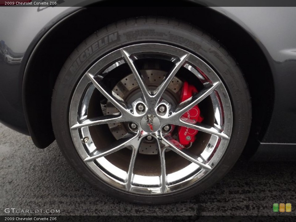 2009 Chevrolet Corvette Z06 Wheel and Tire Photo #75976699