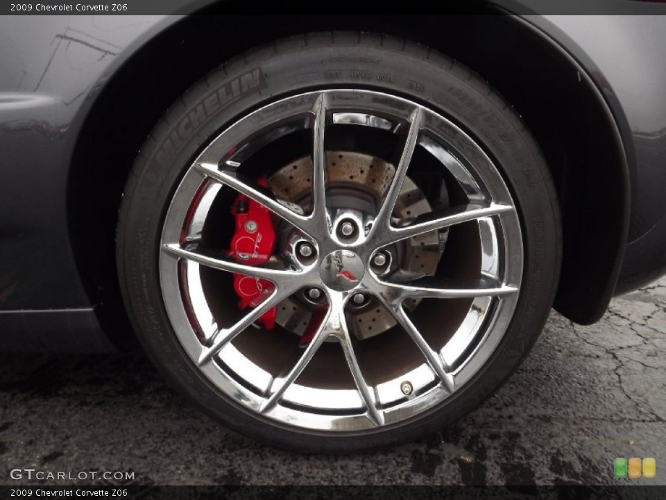 2009 Chevrolet Corvette Z06 Wheel and Tire Photo #75976702