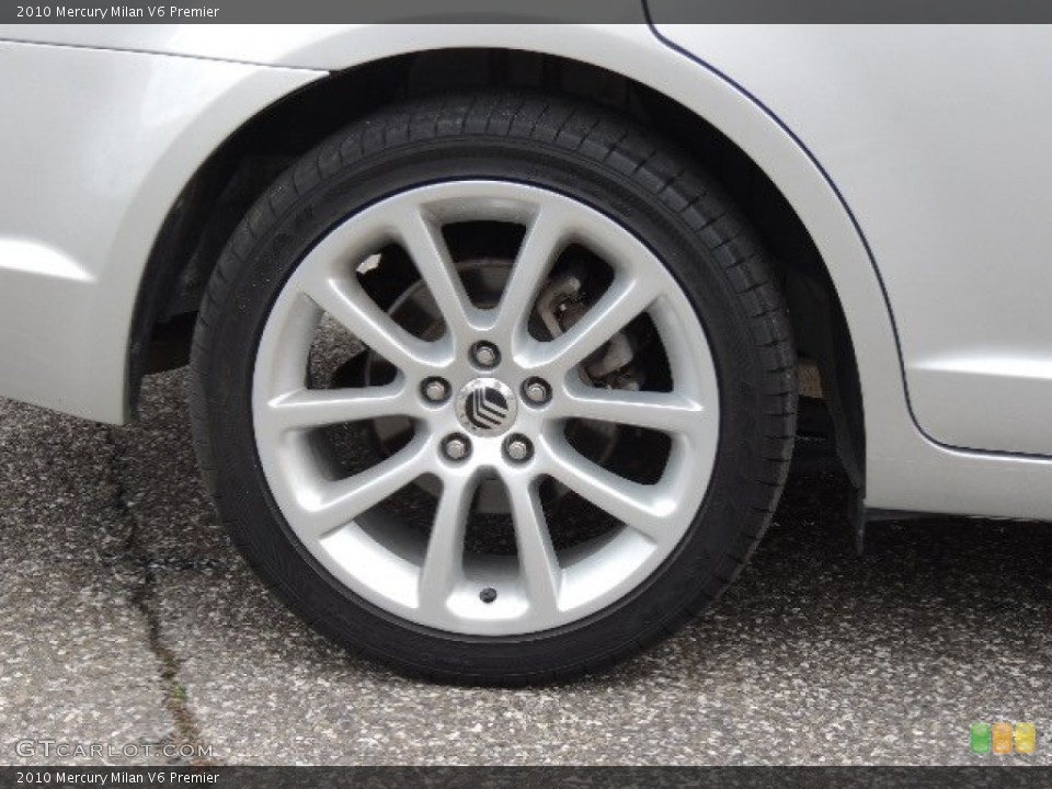 2010 Mercury Milan V6 Premier Wheel and Tire Photo #75982921