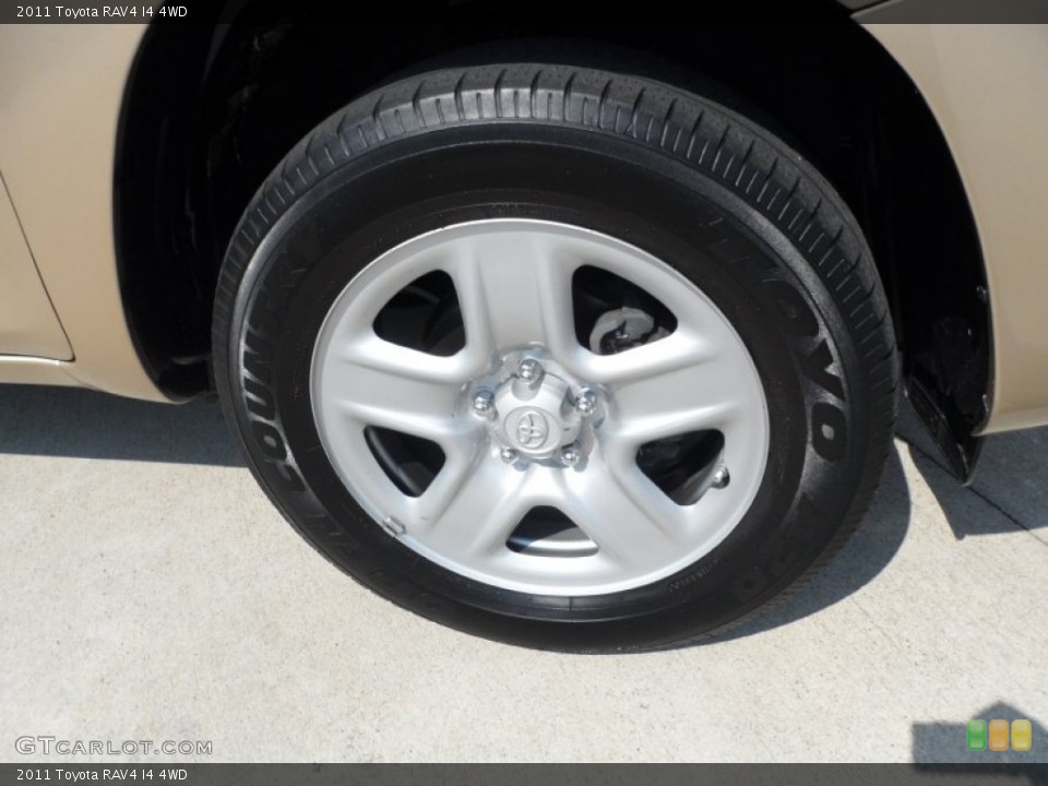 2011 Toyota RAV4 I4 4WD Wheel and Tire Photo #75983631