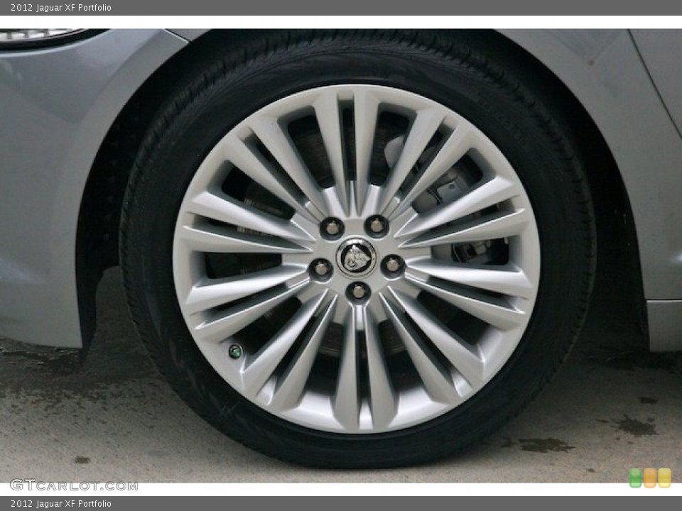 2012 Jaguar XF Portfolio Wheel and Tire Photo #75985003