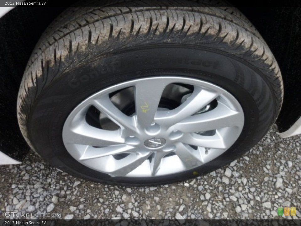 2013 Nissan Sentra SV Wheel and Tire Photo #75987421