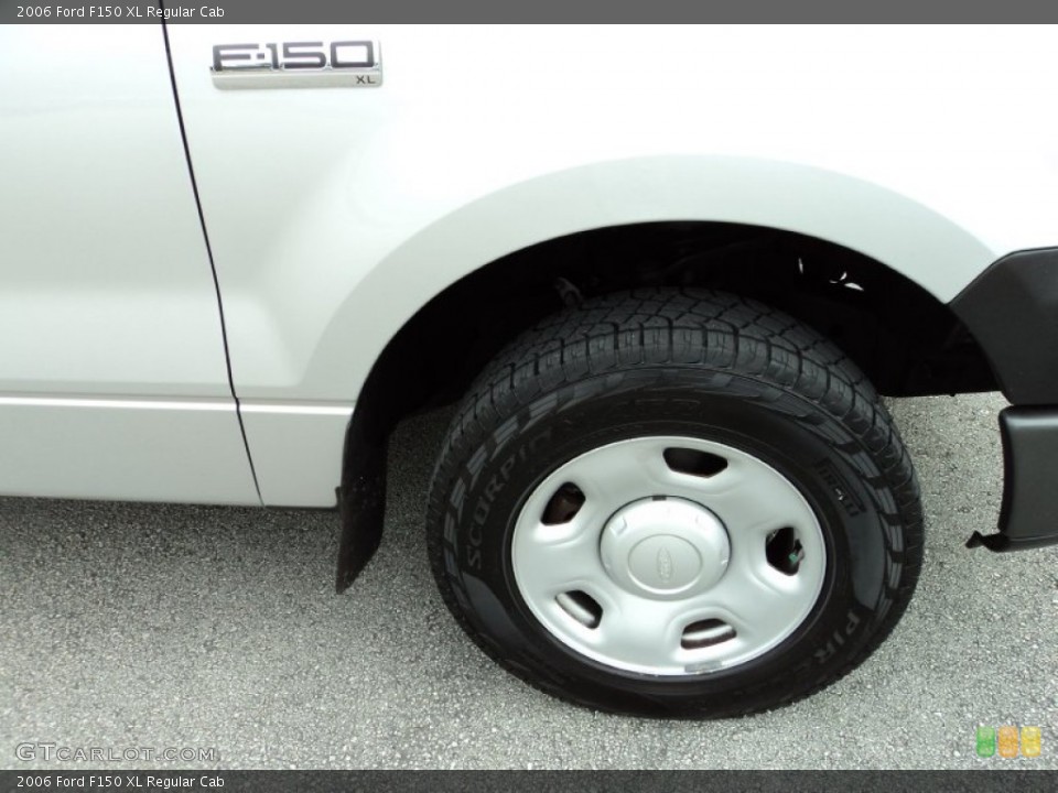 2006 Ford F150 XL Regular Cab Wheel and Tire Photo #75989695