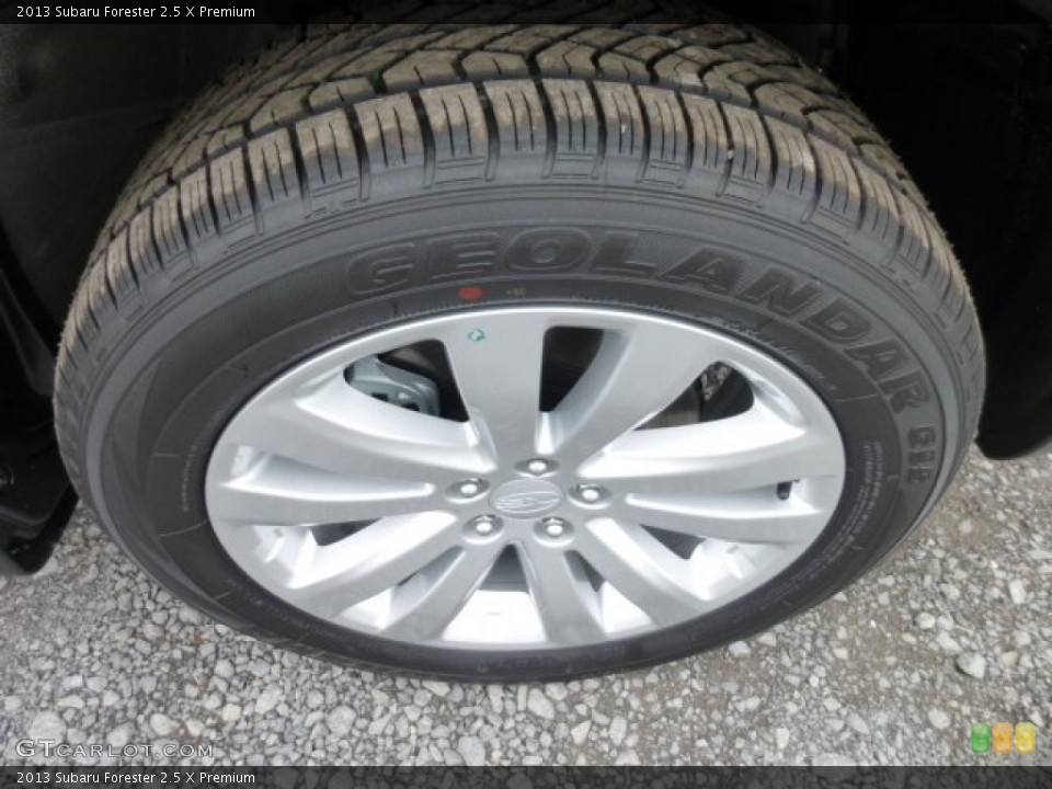 2013 Subaru Forester 2.5 X Premium Wheel and Tire Photo #75992533