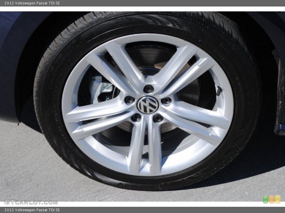 2013 Volkswagen Passat TDI SE Wheel and Tire Photo #75994123