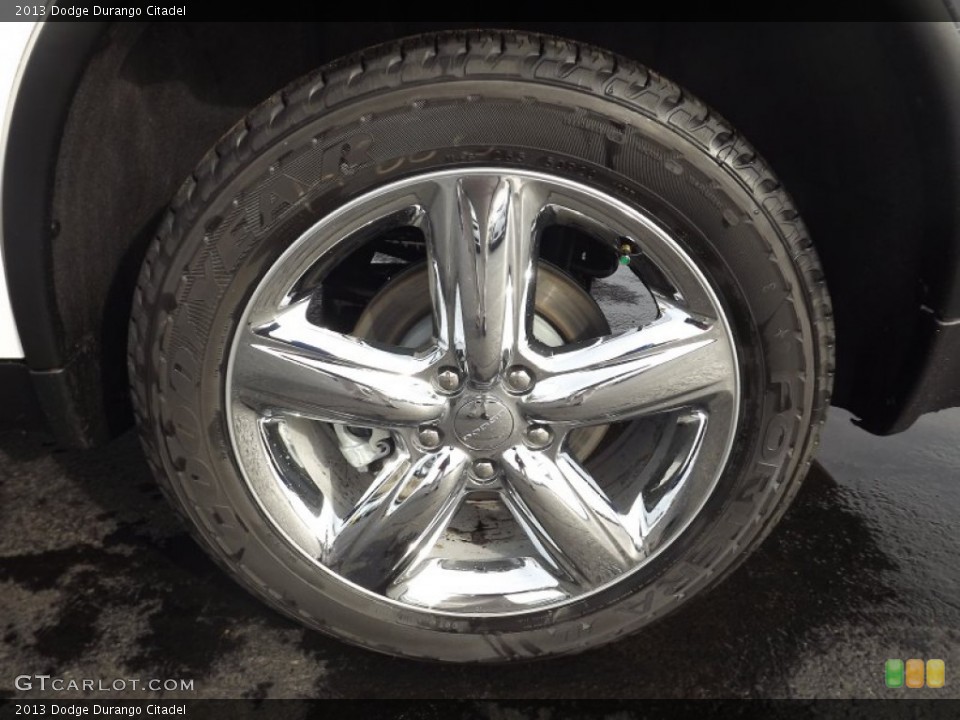 2013 Dodge Durango Citadel Wheel and Tire Photo #76003552