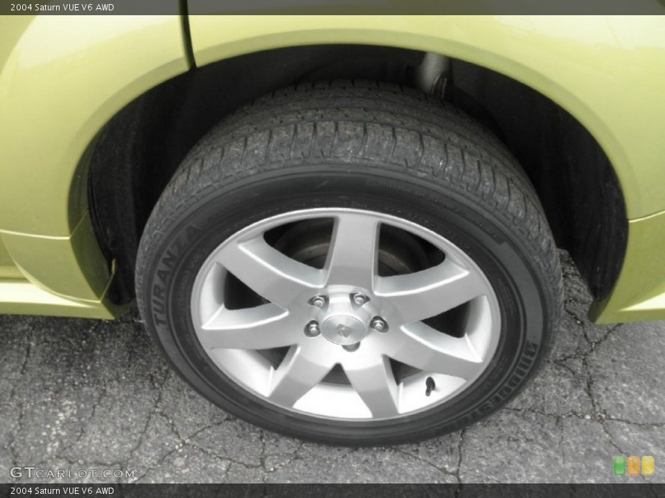 2004 Saturn VUE V6 AWD Wheel and Tire Photo #76003933