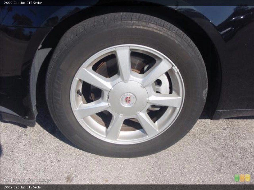 2009 Cadillac CTS Sedan Wheel and Tire Photo #76005499