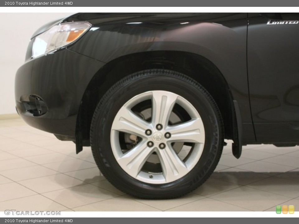 2010 Toyota Highlander Limited 4WD Wheel and Tire Photo #76006003