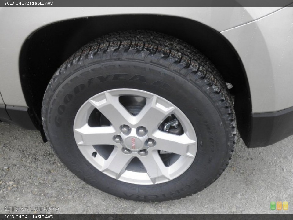 2013 GMC Acadia SLE AWD Wheel and Tire Photo #76006687