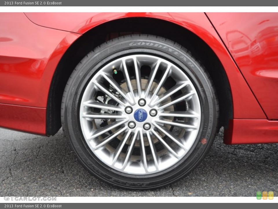 2013 Ford Fusion SE 2.0 EcoBoost Wheel and Tire Photo #76006730
