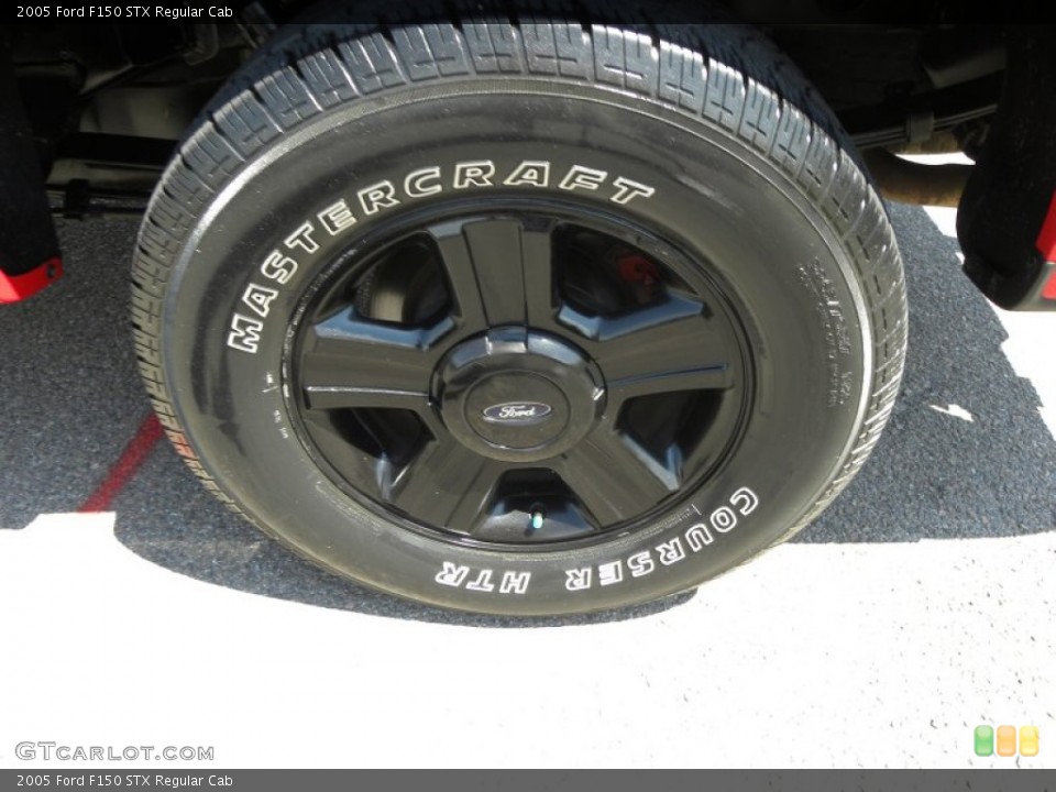 2005 Ford F150 Custom Wheel and Tire Photo #76006799