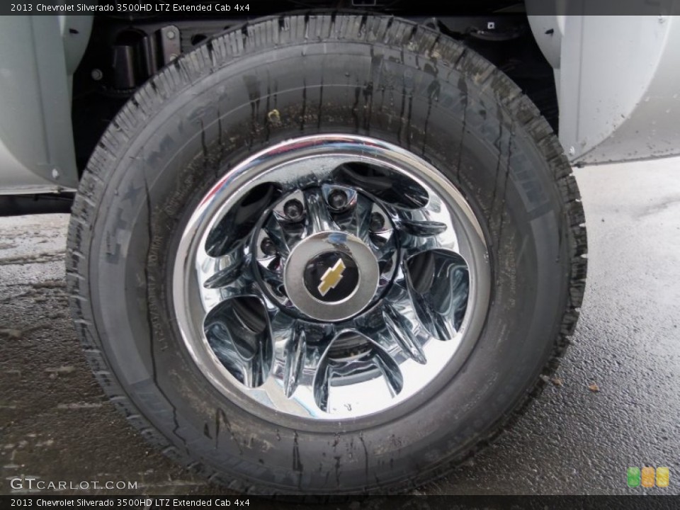2013 Chevrolet Silverado 3500HD LTZ Extended Cab 4x4 Wheel and Tire Photo #76007554