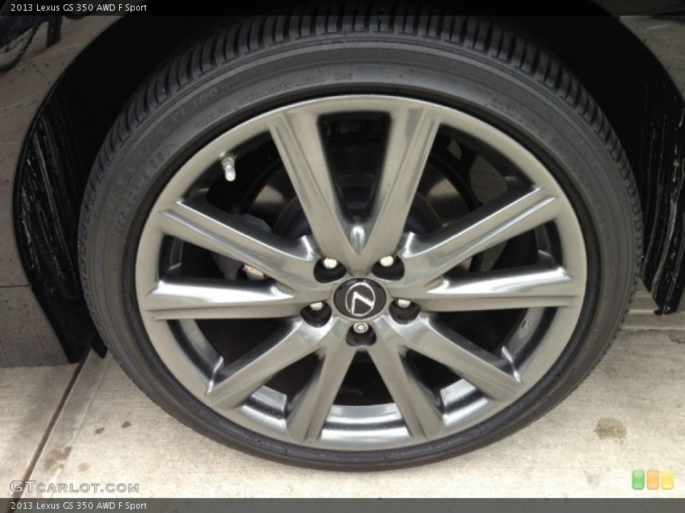 2013 Lexus GS 350 AWD F Sport Wheel and Tire Photo #76021979