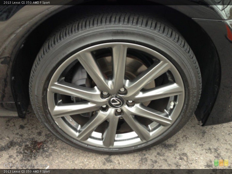 2013 Lexus GS 350 AWD F Sport Wheel and Tire Photo #76021995