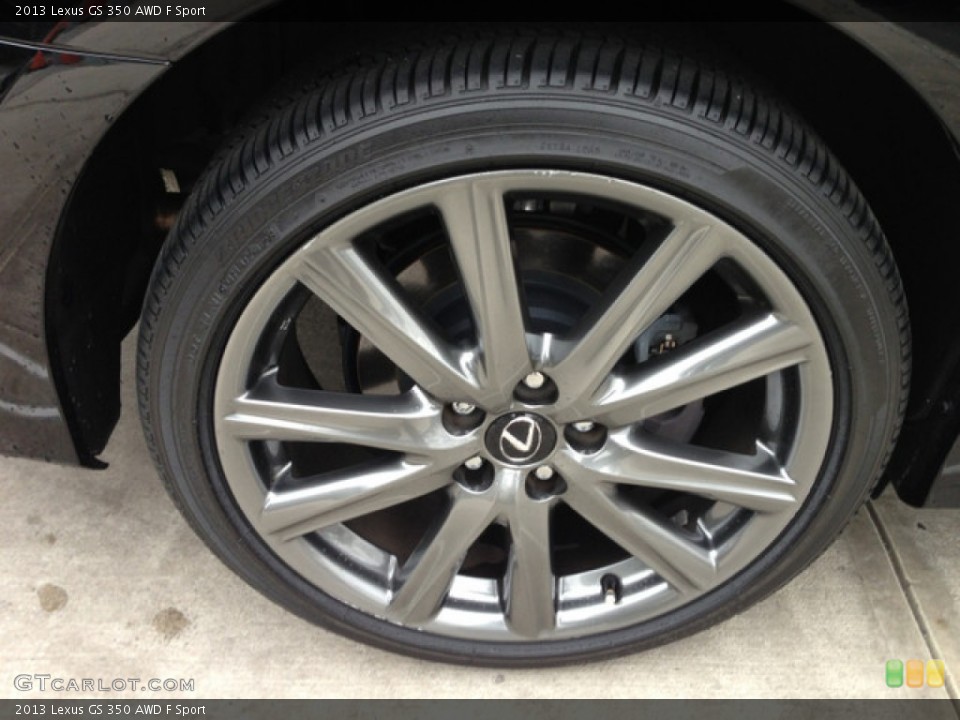 2013 Lexus GS 350 AWD F Sport Wheel and Tire Photo #76022002