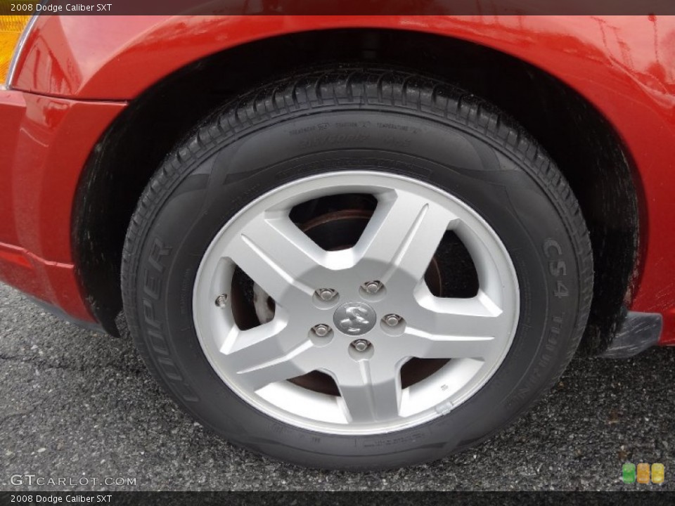2008 Dodge Caliber SXT Wheel and Tire Photo #76022209