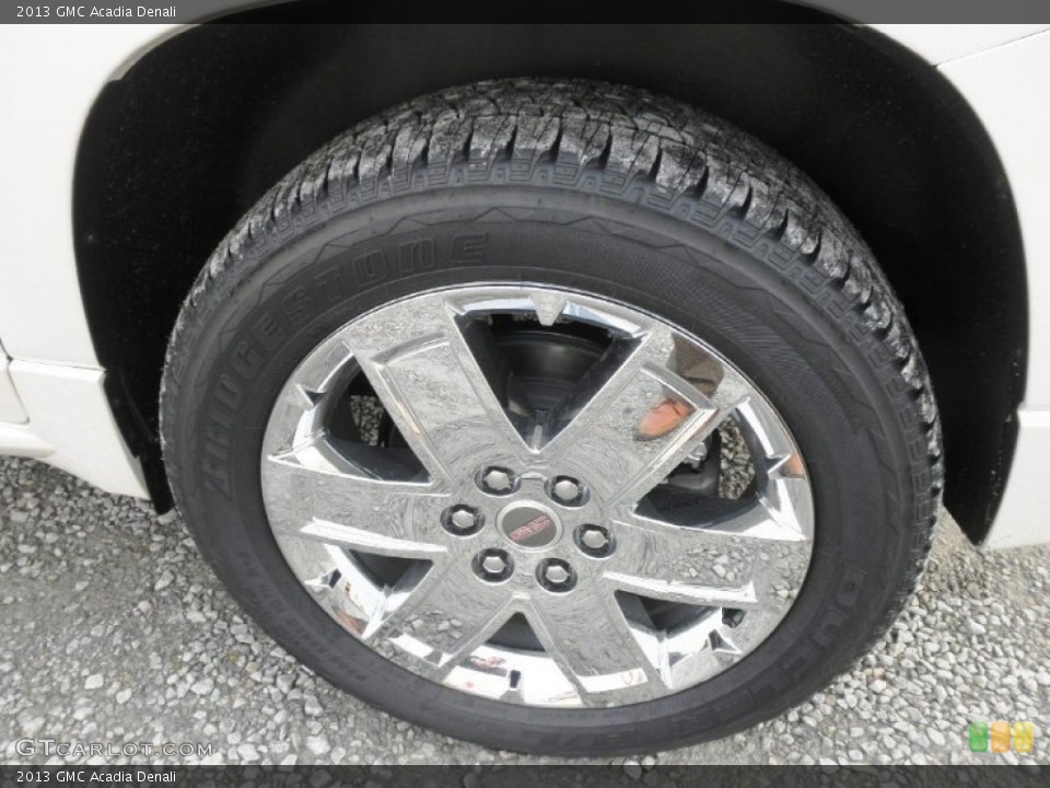 2013 GMC Acadia Denali Wheel and Tire Photo #76023255