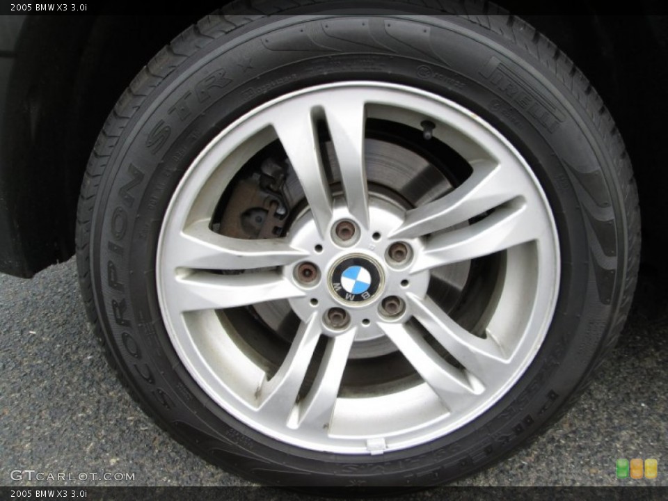 2005 BMW X3 3.0i Wheel and Tire Photo #76024499