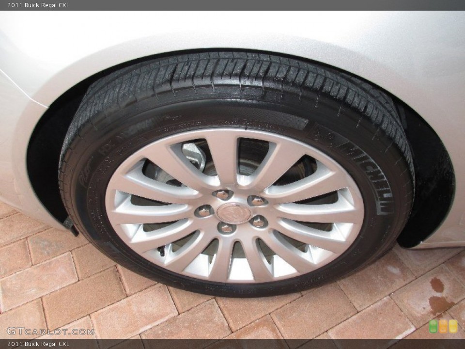 2011 Buick Regal CXL Wheel and Tire Photo #76034105