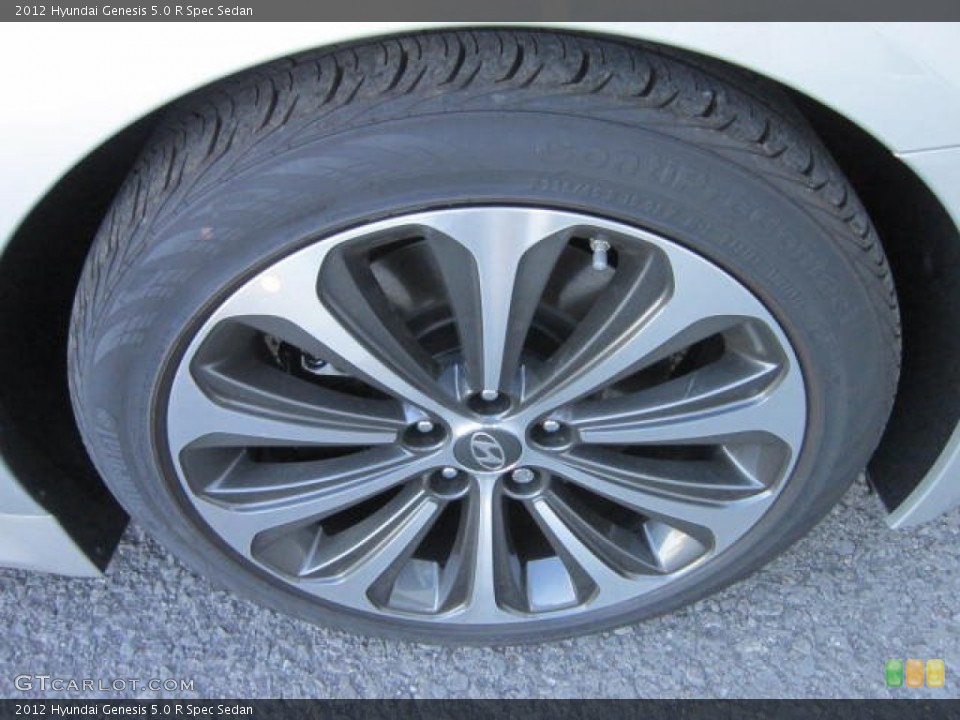 2012 Hyundai Genesis 5.0 R Spec Sedan Wheel and Tire Photo #76034478